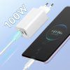 Wall Charger GaN 3x USB 100W - white
