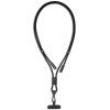 Crossbody Lace Strap with USB-C 60W Cable - black