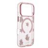 Etui Floral z obsługą MagSafe iPhone 17 Pro - różowe