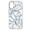 Pouzdro Floral s podporou MagSafe iPhone 17 - modré