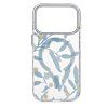 Etui Floral z obsługą MagSafe iPhone 17 Pro - niebieski