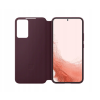 Etui Smart Clear View Samsung Galaxy S22+ - burgundy