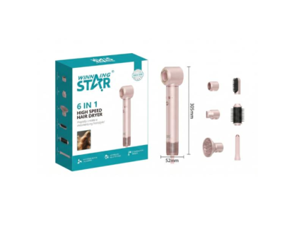 Multifunkční kulmofén 6v1, 1300 W – Winningstar