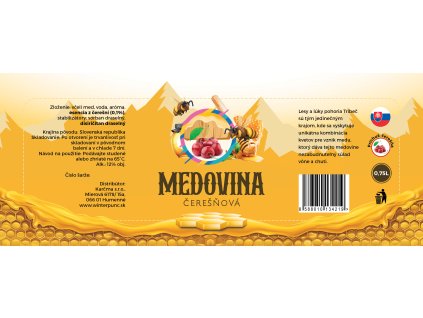 Medovina čerešňová 12% 0.75l