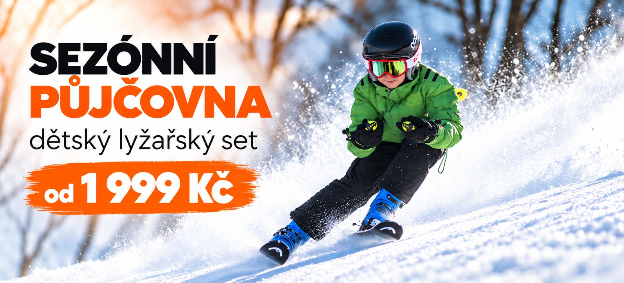 Sezónní půjčovna lyží