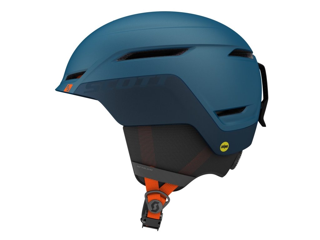 SCOTT Helmet Symbol 2 Plus bluesapphire/orange – 19/20 (Velikost L, Barva -)
