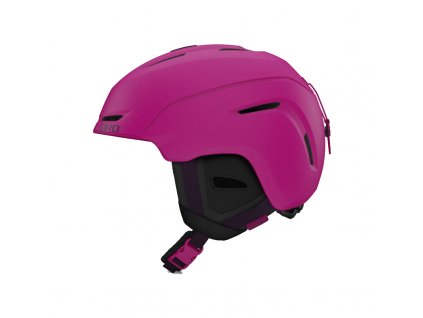 giro avera womens snow helmet matte pink street urchin left