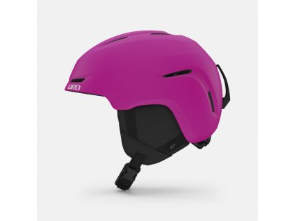 giro spur youth snow helmet matte rhodamine left