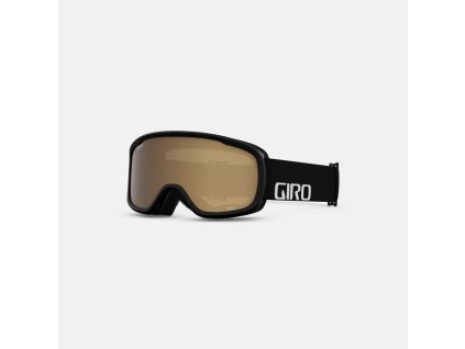 giro buster goggle black wordmark amber rose hero