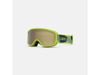 giro buster youth snow goggle ano lime geo camo amber rose hero