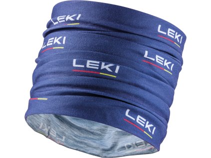 Leki Multiscarf true navy blue/wht