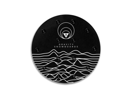 grip na snowboard gravity mountain mat black white