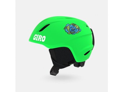 helma GIRO Launch Matte Bright Green/Lilnugs (Barva -, Velikost S)