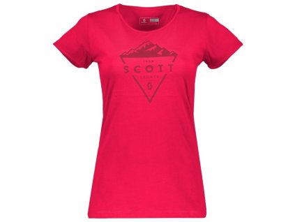Scott Tee W´s 20 Dri s/sl ruby red (Velikost L, Barva -)