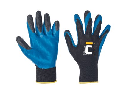 GARRULUS ruk. latex  protišmyk (Veľkosť 10, Farba čierna)