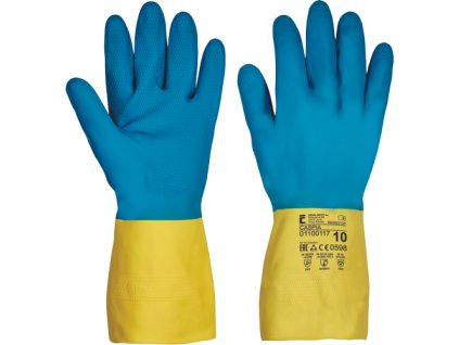 CASPIA rukavice latex/neopren (Veľkosť 10, Farba -)