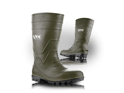 FUKUOKA čižmy pracovné zelené (Veľkosť 37)