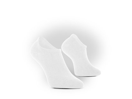 BAMBOO ULTRASHORT MEDICAL Špeciálne antibakteriálne ponožky biele (Veľkosť 35-38)