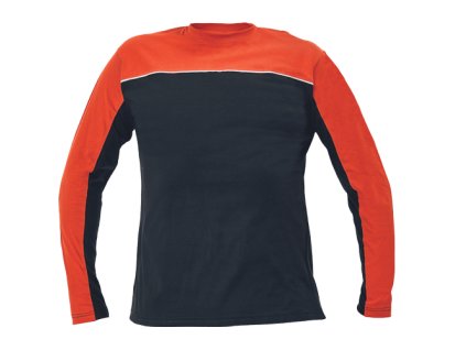 EMERTON tričko dlhý rukáv (Veľkosť 3XL, Farba čierna)