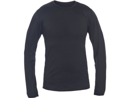 SOLID tričko dlhý rukáv (Veľkosť XL/XXL, Farba čierna)