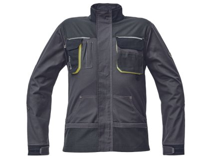 SHELDON bunda (Veľkosť 68, Farba antracit/žltá)