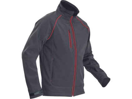 REUSEL softshell bunda (Veľkosť 3XL, Farba antracit/červená)