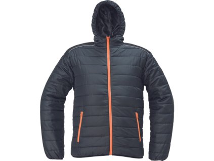 MAX VIVO LIGHT bunda (Veľkosť 4XL, Farba čierna/oranžová)