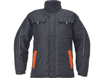 MAX VIVO parka (Veľkosť 4XL, Farba čierna/oranžová)