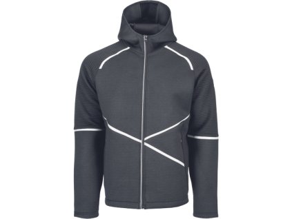 L-SURE CRAIG mikina s kapucňou (Veľkosť 4XL, Farba čierna)