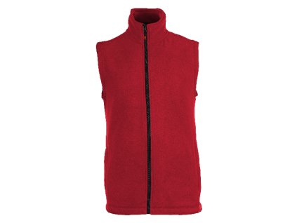 FLEECE Vest red (Velikost XS 40-42)