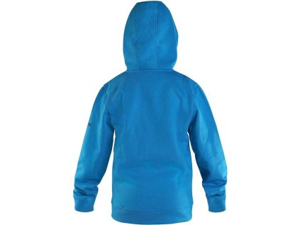 Mikina CXS ARYN, detská, azúrovo modrá (Veľkosť 120)