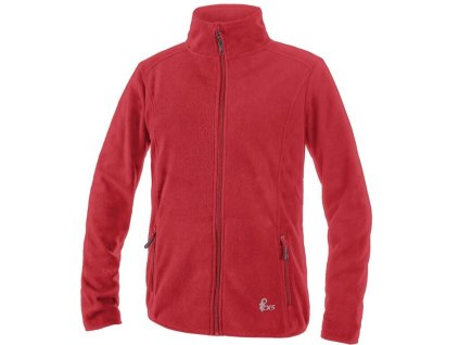 Mikina CXS GRANBY CHILD, detská, fleece, červená (Veľkosť 120)