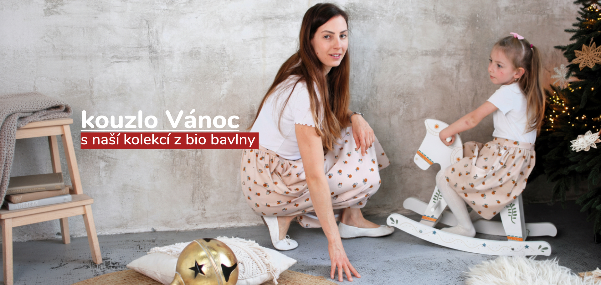 Kouzlo Vánoc - dárky z kolekce oblečení pro maminky a dcery, tip na vánoční dárek