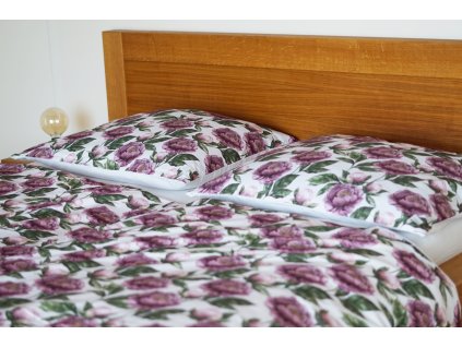 povlečení s autorským designem - Pivoňky velké