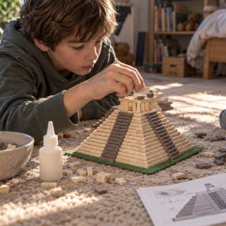 750 cihliček a každou položíte vlastní rukou. 🧱 Mayská pyramida roste vrstvu po vrstvě, stavba zabere zhruba 3 a půl až 5...
