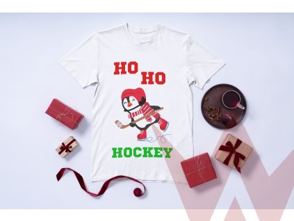 Ho ho hockey tričko (2)