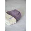 Detská čiapka COLORBLOCK Levander (Veľkosť 0-6M)