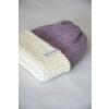 Detská čiapka COLORBLOCK Levander (Veľkosť 0-6M)