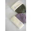 Detská čiapka COLORBLOCK Levander (Veľkosť 0-6M)