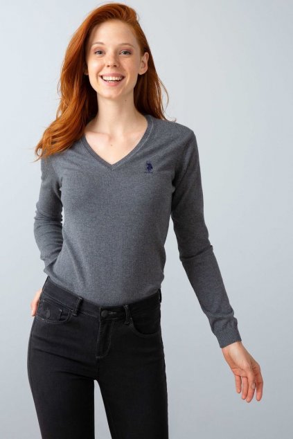 Dámský svetr U.S Polo ASSN. Grey