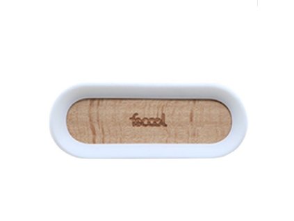 Vůně do auta / Oval Wood / bílý / silikon / OW-23001