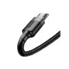 Baseus nabíjecí a datový kabel Micro USB 2.4A / délka 1M Grey-Black (Délka 0,5M)