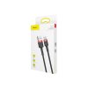 Baseus nabíjecí a datový kabel USB /Type-C 3A / Red + Black / 1M / CATKLF-B91