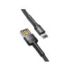 1380 1 baseus nabijeci a datovy kabel usb lightning 2 4a delka 1m black