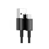 Baseus rychlonabíjecí a datový kabel USB/ Micro 2A / Black / 1M / CAMYS-01