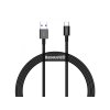 Baseus pružný rychlonabíjecí a datový kabel USB/Type-C 66W 1m Black (Délka 1M)