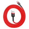 Baseus nabíjecí a datový kabel Micro USB 2.4A /  Red (Délka 1M)