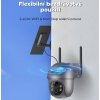 4161 2 wifi kamera anran q01 50w rozliseni 5mp baterie 9600mah solarni panel 5w tmave seda