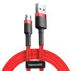 Baseus nabíjecí a datový kabel Micro USB 2.4A /  Red (Délka 1M)
