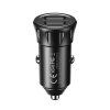 4702 remax dualni napajeci adapter do auta 2 4a 2x usb a port cerny
